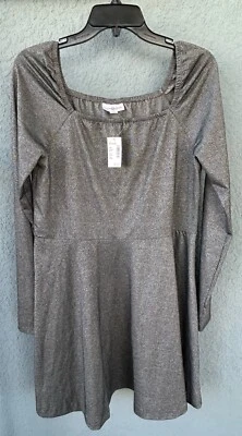 Vestido para niñas Sugar And Jade brillante manga larga elástico niños grandes talla XXL Foto 1 de 4