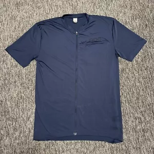 POC Cycling Jersey Mens Medium Navy Short Sleeve Full Zip Trail Race Top - Imagen 1 de 8
