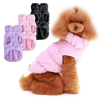 Winter Warm Dog Coat Vest Jacket Waterproof Pet Clothes for Small Medium Dogs - Image 1 of 4