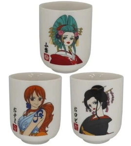 ONE PIECE Tea Cup Set Girls Collection C Prize OYUNOMI NAMI Robin KOMURASAKI - Picture 1 of 6