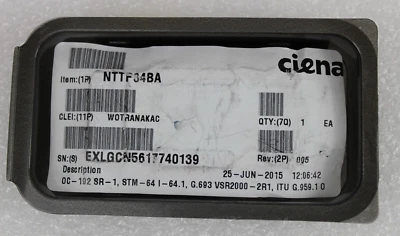 Ciena NTTP84BA 10GBASE-LR 1310nm XFP Transceiver Module - Image 1 of 3