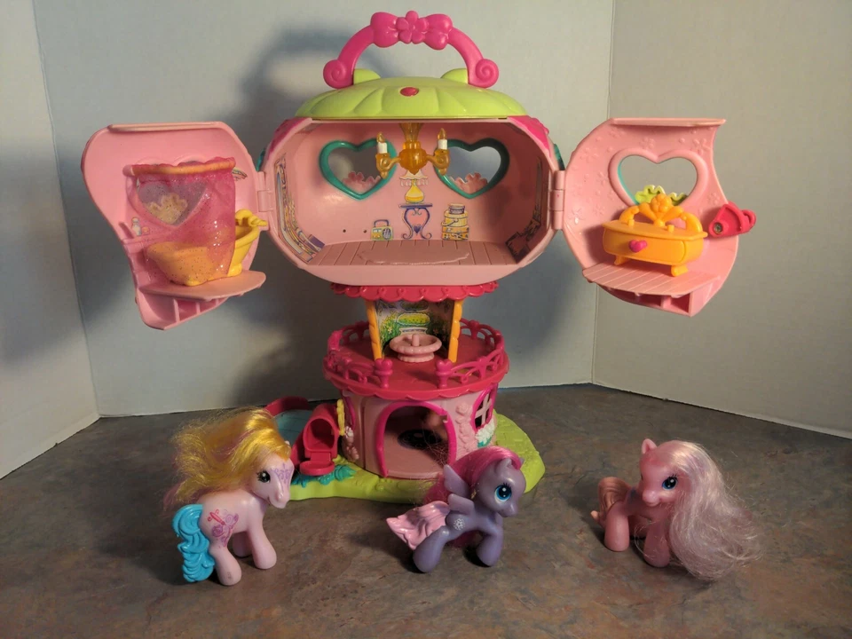 My little pony Shop 2006 House Rare bathtub chandelier lights 3 little Ponies  - Image 1 of 4