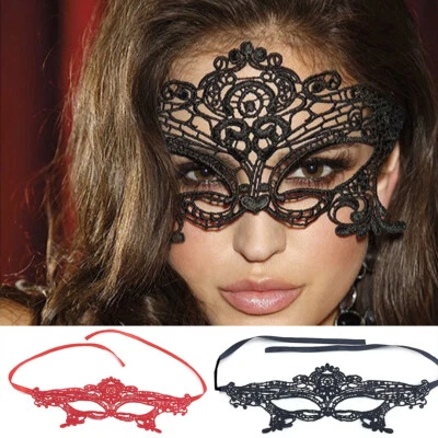 Sexy Eye Mask Cosplay Masks Lace Masquerade Mask Half Face Mask Eye Patch z - Image 1 of 4