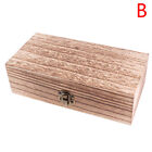 Retro Jewelry Box Desktop Wood Clamshell Storage Hand Decoration Wooden Boxb^qk