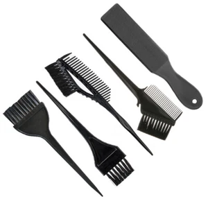 5pcs Hair Dyeing Supplies Set Brushes and Plate for Home and Salon Use - Picture 1 of 11