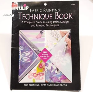 Tulip Fabric Painting Technique Book - Imagen 1 de 2