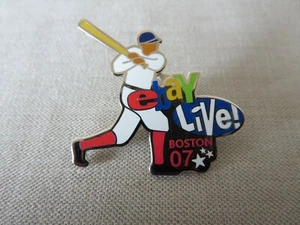 2007 eBay Live Boston Collectible Lapel/Hat Pin Baseball Player Brand New - Picture 1 of 2