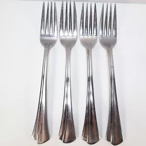 Reed & Barton Select Stainless East Hampton 4 Dinner Forks Glossy - Picture 1 of 4