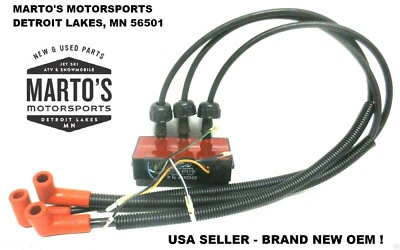 NEW OEM POLARIS 1996-2002 VIRAGE TX GENESIS SLTX 1050 1200 IGNTION COIL & WIRES - Image 1 of 4