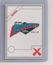 1992-93 Tacoma Rockets Minor League Team Card