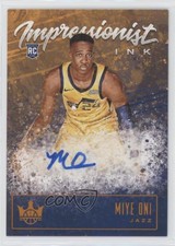 2019-20 Panini Court Kings Impressionist Ink Citrine /49 Miye Oni Rookie Auto RC