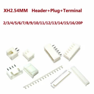 XH2.54MM Header&Plug and Terminal Connector JST PCB 2 Pin/3 Pin/4 Pin/5~20Pin - Picture 1 of 3