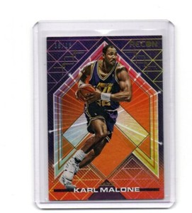 2021-22 Panini Recon FOTL Holo Orange #/ed 18/18 Karl Malone #191 Jazz HOF