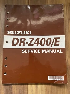 SUZUKI DRZ 400 DR-Z400 / E original Werkstatthandbuch in Englisch - Bild 1 von 4