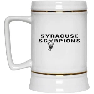 Syracuse Scorpions Beer Stein 22 oz. Ceramic | ASL Soccer Team - Picture 1 of 6