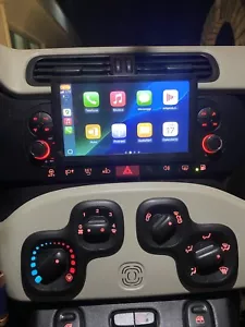 CARPLAY Autoradio stereo Android 7' Specifico per Fiat Panda 2013 a 2020 6 128gb - Foto 1 di 16