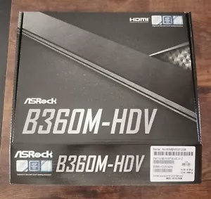 SCHEDA MADRE ASROCK B360M-HDV LGA1151 x CPU INTEL DI 8/9 GENERAZIONE - Foto 1 di 5