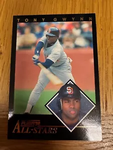 Tony Gwynn 1992 Fleer MLB All-Stars Insert Card # 2 of 24 Padres - Bild 1 von 5