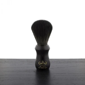 Cepillo de afeitar Omega 96833 Hi-Brush fibra negra madera - Imagen 1 de 1