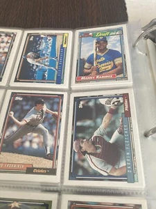 COMPLETE 1992 Topps Set 800+ Dups Gold Chipper Thome Manny Rookies Binder - Picture 1 of 24