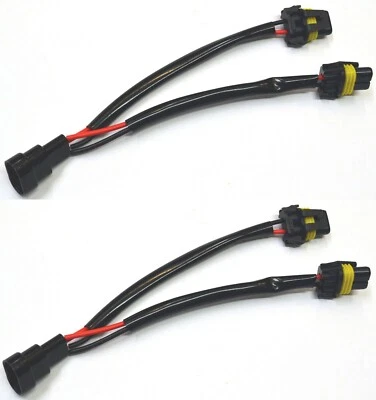 Cable divisor P 9006 HB4 dos arnés cabeza luz haz bajo conector enchufe lámpara Foto 1 de 4