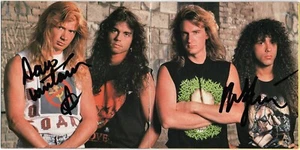 MEGADETH Rust in Peace DAVE MUSTAINE Symphony of Destruction CD Autograph SIGNED - Picture 1 of 2