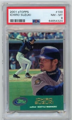 2001 eTopps #100 Ichiro Suzuki - PSA 8 - Image 1 of 2