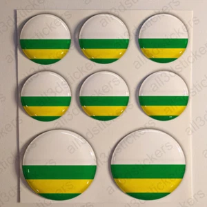 Pegatinas Sabadell Pegatina Bandera Sabadell Resina Vinilo Relieve España 3D - Imagen 1 de 1