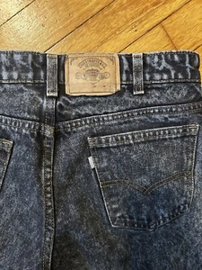 Jeans Levis Silver Medal lavaggio acido husky 32 ritagliato vintage made in USA - Foto 1 di 7