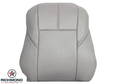 Cubierta de asiento de cuero gris con respaldo inclinado del lado del conductor para Toyota Avalon XLE 2013-2018 Foto 1 de 4