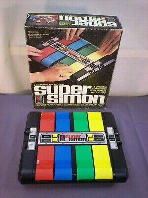Milton Bradley Super Simon 1979 Electronic Game Childrens Games Toys Working