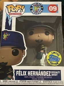 Funko Pop! Camiseta deportiva especial Everett Aquasox Felix Hernandez #09 edición limitada - Imagen 1 de 4