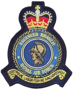 Royal Air Force Engineering Branch Embroidered Patch Badge - MOD LICENSED - Picture 1 of 4