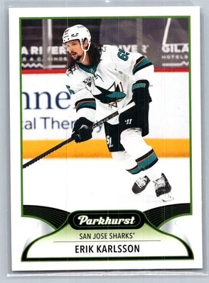 Erik Karlsson 15 2021-22 Parkhurst San Jose Sharks Card - Image 1 of 2