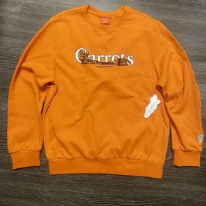 Carrots by Anwar - Kids Graphic Orange Sweatshirt - Carrots Size XL (14-16) - Picture 1 of 4