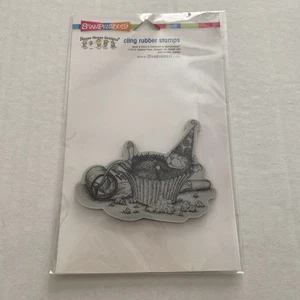 Stampendous House Mouse Designs Cling Stamp HMCP45 Cupcake Coma New - Picture 1 of 3