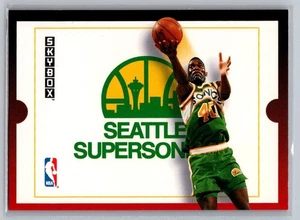 1992-93 Skybox Seattle Supersonics Team Card Shawn Kemp #306 - Picture 1 of 2