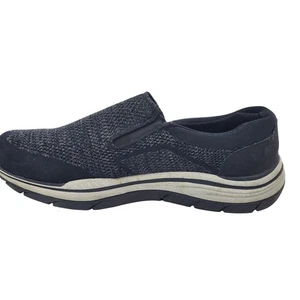 Skechers Schuhe Herren 10,5 Schwarz Slipper Sneaker Air Cooled Memory Foam Go Walk - Bild 1 von 14