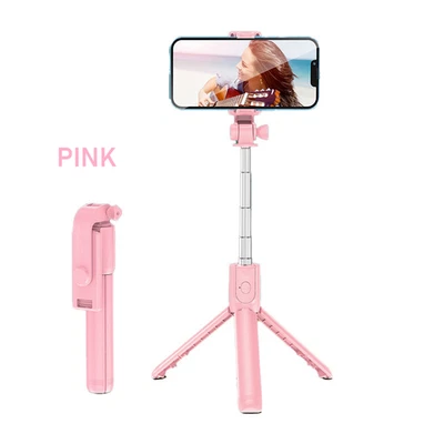 Trípode Selfie Stick 70 cm Bluetooth Control Remoto Portátil para Teléfonos iPhone y Android Foto 1 de 4