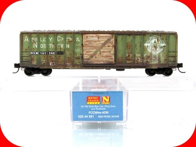 N Scale *ASHLEY DREW & N.* Graffiti Box Car, FCCM 161245 - Micro Trains 02544591 - Image 1 of 4
