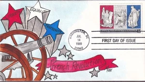 French Revolution FDC, HP Melissa Fox, Airmail C120 - Picture 1 of 1