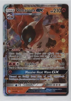 Volcarona GX Pokémon Sun & Moon Cosmic Eclipse #35 - Image 1 of 2