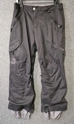 Pantalones de esquí Burton Dry Ride para mujer medianos negros cintura ajustable nieve snowboard Foto 1 de 4