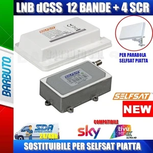 LNB/CONVERTITORE dCSS / SCR 16 USCITE PER ANTENNA PARABOLA SELFSAT PIATTA - Foto 1 di 1
