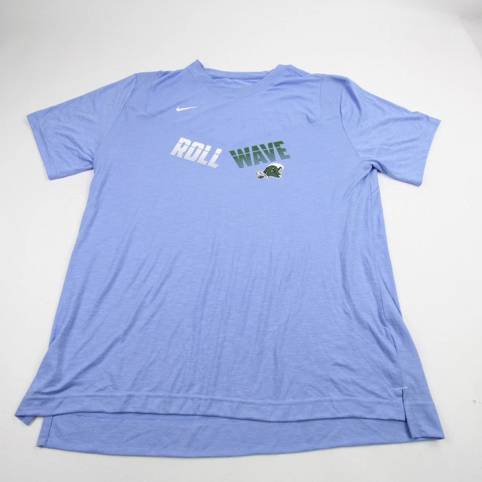 Tulane Green Wave Nike Nike Tee Short Sleeve Shirt Men's Light Blue New - Image 1 of 1
