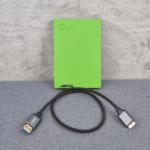 Seagate 2TB External Game Drive for Xbox Replacement Cord Green - Picture 1 of 8
