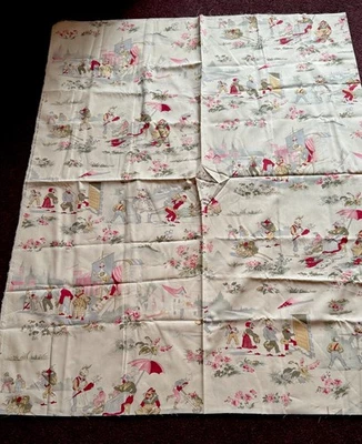 American folk Art fabric antique collection “French Fox” Pat.( 1 Yard/60’Wide)** - Image 1 of 4