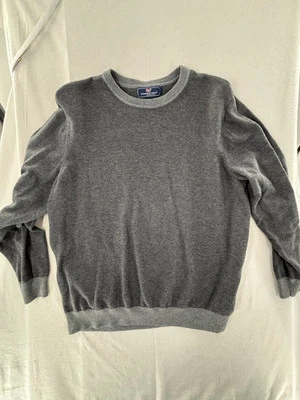 Vineyard Vines Sweater Mens XL Gray Outdoor Golf Cotton Wool Blend Preppy - Image 1 of 4