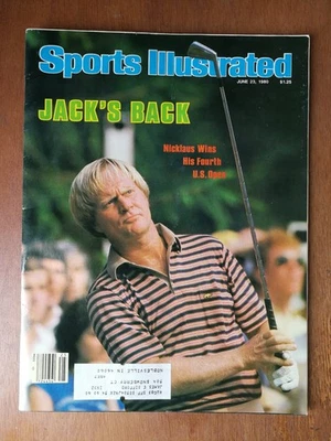 Sports Illustrated June 23 1980 Jack Nicklaus U.S. Open Golf Champion 325 - Image 1 of 2