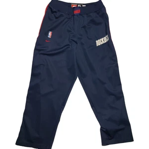 Pantalones de calentamiento Nike NBA Houston Rockets baloncesto rebobinado 95 para hombre azul marino XL - Imagen 1 de 7